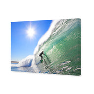 Surfer in the sun