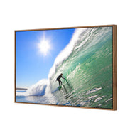 Surfer in the sun