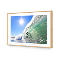 Surfer in the sun