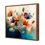Red and Blue Blooms