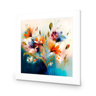 Red and Blue Blooms