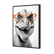 Dino in Orange Glasses