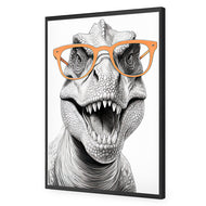 Dino in Orange Glasses