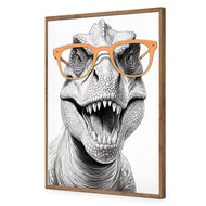 Dino in Orange Glasses