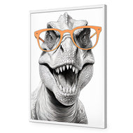 Dino in Orange Glasses