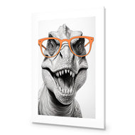 Dino in Orange Glasses