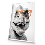 Dino in Orange Glasses