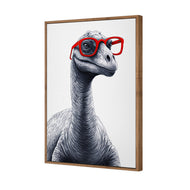 Dino in Red Glasses