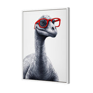 Dino in Red Glasses