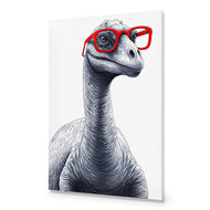Dino in Red Glasses