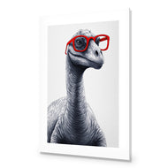 Dino in Red Glasses