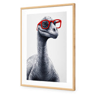 Dino in Red Glasses