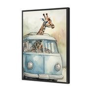 Giraffe in Kombi