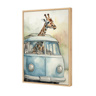 Giraffe in Kombi