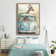 Giraffe in Kombi