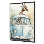 Giraffe in Kombi
