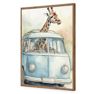 Giraffe in Kombi