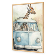 Giraffe in Kombi