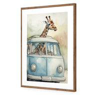 Giraffe in Kombi