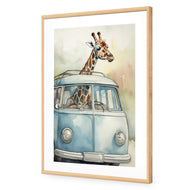 Giraffe in Kombi