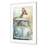 Giraffe in Kombi