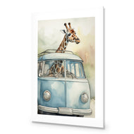 Giraffe in Kombi