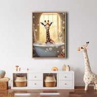 Giraffe Bathtime