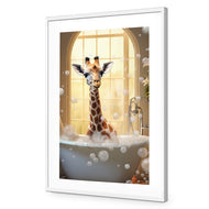 Giraffe Bathtime