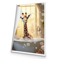 Giraffe Bathtime