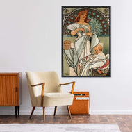 Nestle By Alphonse Mucha