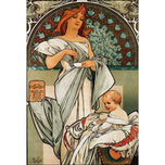 Nestle By Alphonse Mucha