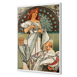 Nestle By Alphonse Mucha