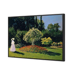 Woman in a Garden By Monet