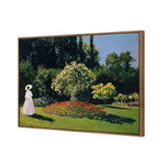 Woman in a Garden By Monet