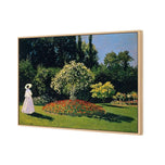 Woman in a Garden By Monet