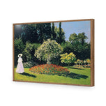 Woman in a Garden By Monet