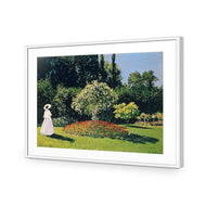 Woman in a Garden By Monet