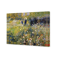 Woman with Parasol in a Garden