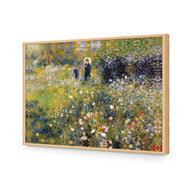 Woman with Parasol in a Garden