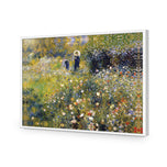 Woman with Parasol in a Garden