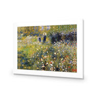 Woman with Parasol in a Garden