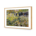 Woman with Parasol in a Garden
