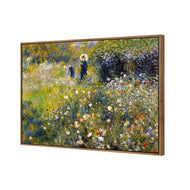 Woman with Parasol in a Garden