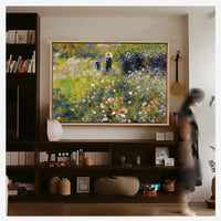 Woman with Parasol in a Garden| Wall Art