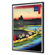 Azuma Shrine and the Entwined Camphor by Hiroshige