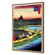 Azuma Shrine and the Entwined Camphor by Hiroshige