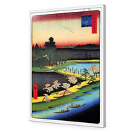 Azuma Shrine and the Entwined Camphor by Hiroshige