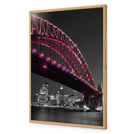 Sydney Harbour Bridge over City