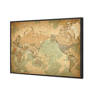 Antique Style World Map