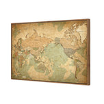 Antique Style World Map